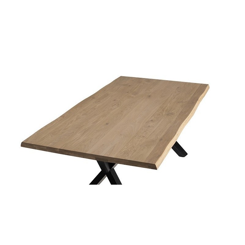 TOUAREG - Table plateau arbre 200 x 105 