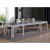 MUSE - Table extensible plateau céramique 