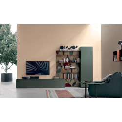 Atlante - Composition TV - Bibliothèque 