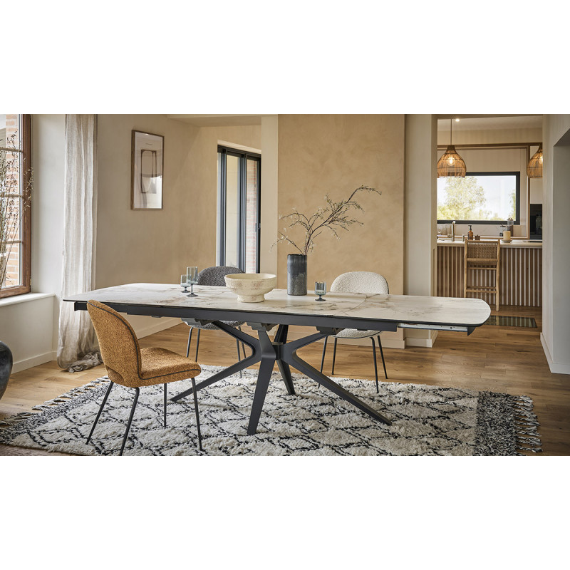 Lagos - Table de séjour extensible 