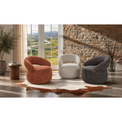 Lucas - Fauteuil pivotant 