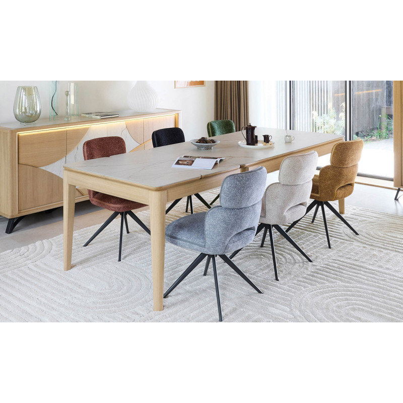 Riviéra - Table de séjour extensible 