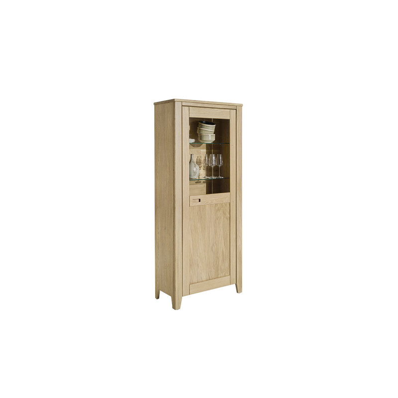 Ynès - Bonnetière 1 porte vitrée ferrée D 